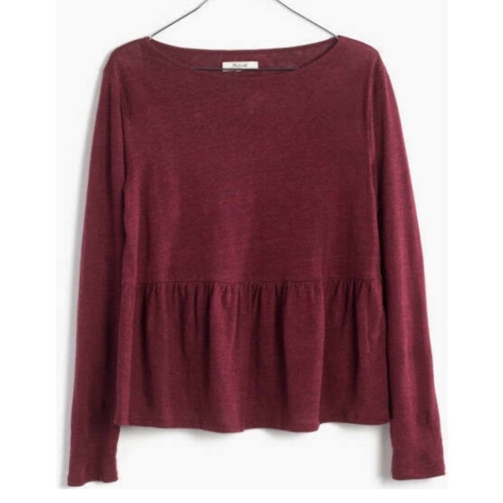 Madewell Peplum Top